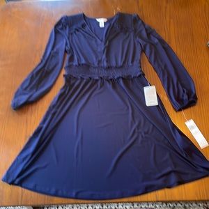 London Times Navy Blue dress Size 6 NWT